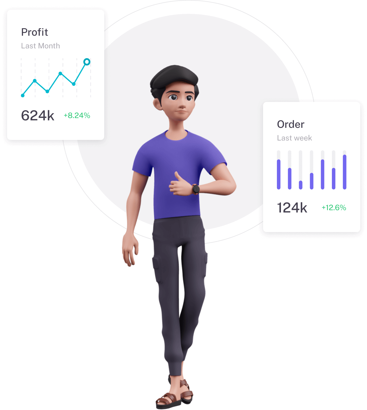 Ilustração de login